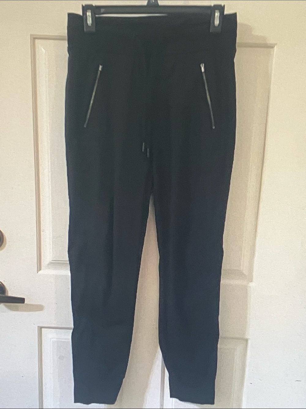 Athleta Black Zip-Pocket Joggers